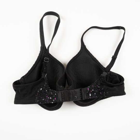 Victoria's Secret black Body by Victoria Lined Perfect Coverage bra size 34B - Picture 3 of 10